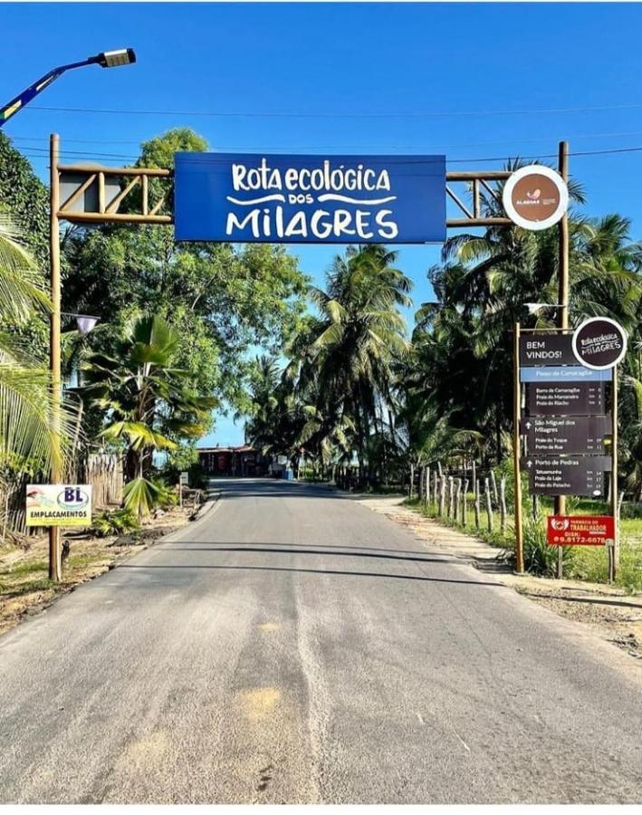 Chales Cantinho Da Mary São Miguel dos Milagres Exteriör bild